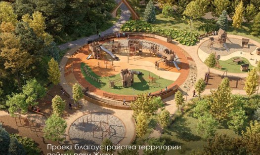 Mátxcơva xây công viên lớn nhất châu Âu. Ảnh: Telegram Thị trưởng Mátxcơva