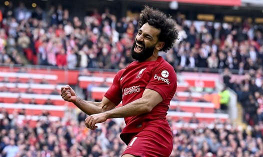 Mohamed Salah ghi bàn thắng quyết định thứ ba của Liverpool.  Ảnh: Liverpool FC