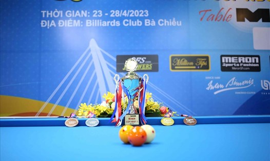Giải Billiards Carom 3 băng Cúp HBSF 2023 là hệ thống giải quan trọng của HBSF tổ chức. Ảnh: Phong Lê