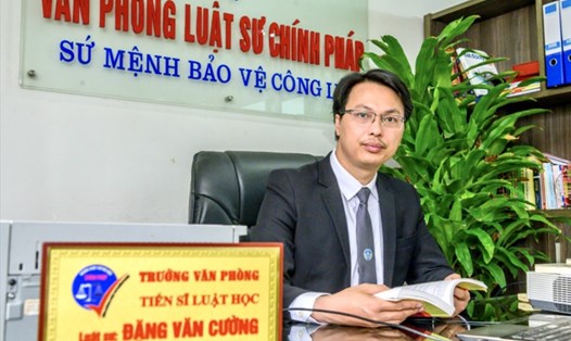 Tiến sĩ - luật sư Đặng Văn Cường chia sẻ quan điểm về vụ án ông Lê Thanh Thản. Ảnh: NVCC
