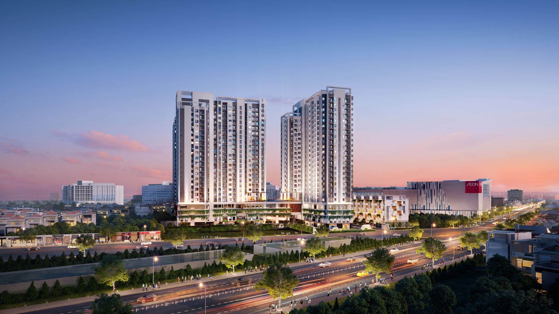 Dự án Moonlight Centre Point tại trung tâm khu Tên Lửa, quận Bình Tân, TP.HCM. Ảnh: Hưng Thịnh.