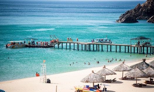 Một điểm du lịch ở thành phố Quy Nhơn. Ảnh: Hoài Luân