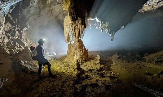 Hệ thống hang động vừa mới phát hiện tại xã Lâm Hóa, huyện Tuyên Hóa, tỉnh Quảng Bình. Ảnh: Hiệp hội Hang động Hoàng gia Anh