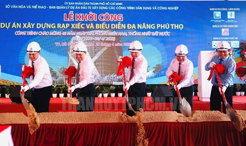 Khởi công dự án xây dựng Rạp xiếc và biểu diễn đa năng Phú Thọ