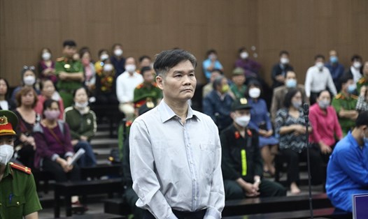 Bị cáo Phạm Thanh Hải nghe toà tuyên án. Ảnh: Việt Dũng