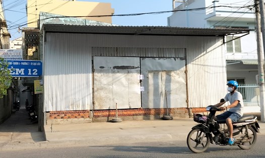 Hiện trạng nhà xây dựng không phép của ông Đào Chí Tâm, thành phố Bạc Liêu, tỉnh Bạc Liêu. Ảnh: Nhật Hồ