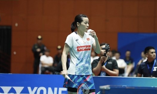 Thuỳ Linh lọt vào vòng 2 giải vô địch cầu lông châu Á 2023. Ảnh: Minh Phong