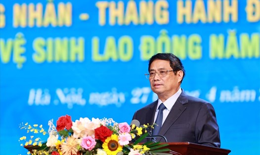 Thủ tướng Chính phủ Phạm Minh Chính phát biểu tại Lễ phát động. Ảnh: Hải Nguyễn