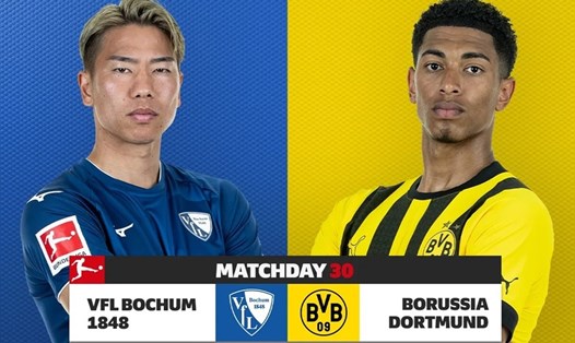 Dortmund đang đứng đầu bảng xếp hạng Bundesliga với 60 điểm, chủ nhà Bochum xếp thứ 15. Ảnh: Bundesliga