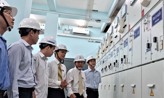 Công trình trạm ngắt Tân Hưng sẽ nâng cao độ tin cậy cung cấp điện cho nhiều bệnh viện trên địa bàn Quận 5. Ảnh: Nam Dương