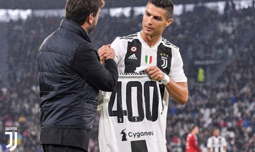 Chỉ vì trả lương cho Ronaldo, Juventus lâm vào khủng hoảng tài chính. Ảnh: CLB Juventus