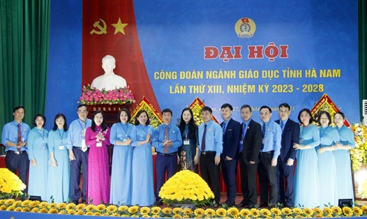 Đại hội Công đoàn Giáo dục tỉnh Hà Nam nhiệm kỳ 2023-2028. Ảnh: LĐLĐ tỉnh Hà Nam