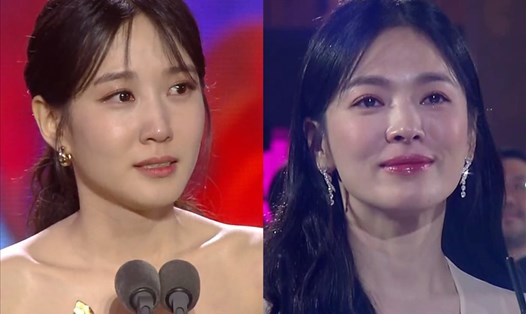 Park Eun Bin và Song Hye Kyo đều giành được những giải thưởng quan trọng của Baeksang 2023. Ảnh: Baeksang.official