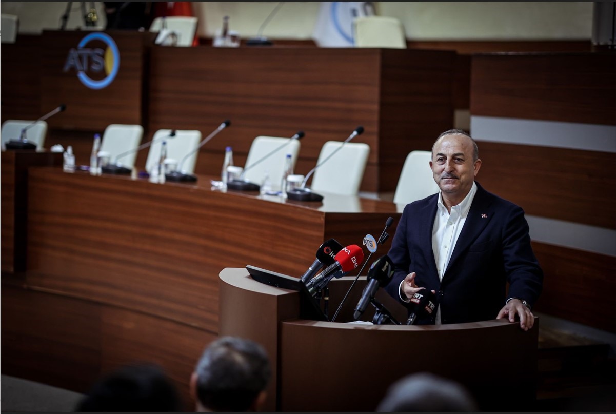 Ngoại trưởng Thổ Nhĩ Kỳ Mevlut Cavusoglu. Ảnh: Twitter Ngoại trưởng Thổ Nhĩ Kỳ