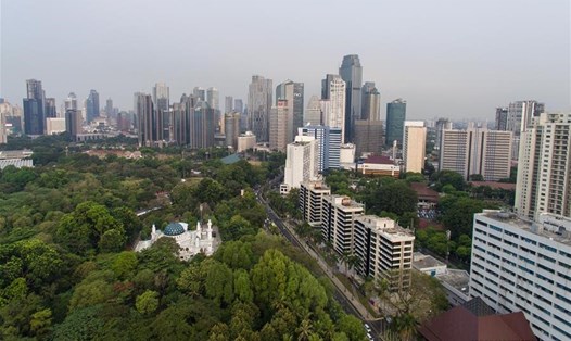 Khung cảnh thủ đô Jakarta, Indonesia. Ảnh: Xinhua