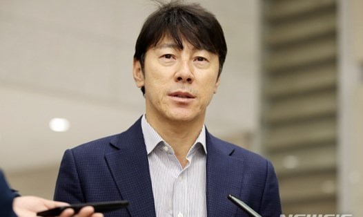 Huấn luyện viên Shin Tae-yong đính chính tương lai. Ảnh: Newsis