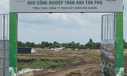 Chuyển mục đích sử dụng đất để thực hiện dự án khu công nghiệp Trần Anh - Tân Phú. Ảnh: VGP