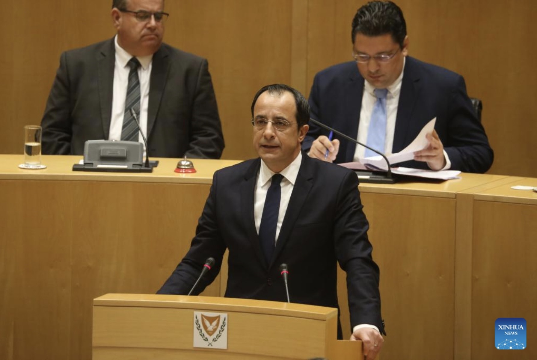 Tổng thống Síp Nikos Christodoulidis. Ảnh: Xinhua