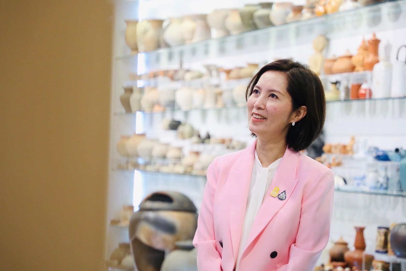 Bà Treenuch Thienthong, ứng cử viên của Đảng Palang Pracharath trong cuộc bầu cử Thái Lan. Ảnh: Facebook Treenuch Thienthong