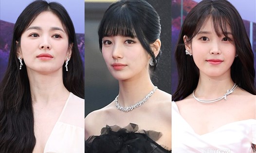 Song Hye Kyo, Suzy, IU là những mỹ nhân nổi bật bậc nhất trên thảm đỏ Baeksang 2023. SpoTV News