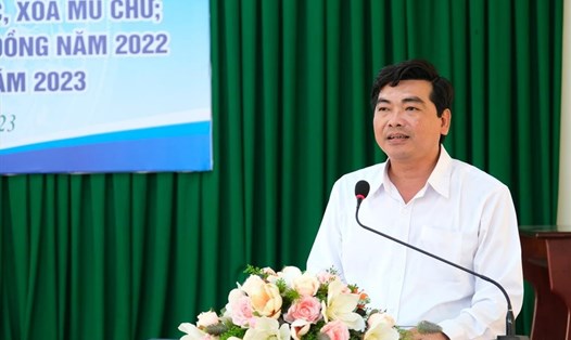 Giám đốc Sở GDĐT TP Cần Thơ Trần Thanh Bình. Ảnh: Phong Linh