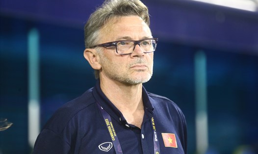 Huấn luyện viên Philippe Troussie giúp U22 Việt Nam có 3 điểm đầu tiên. Ảnh: Thanh Vũ