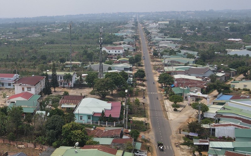 Tuyến hàng lang kinh tế phía Đông sẽ băng qua xã Tân Sơn, Biển Hồ tạo không gian đô thị rộng lớn. Ảnh: Thanh Tuấn