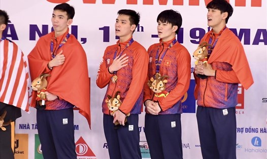 Tuyển bơi Việt Nam giảm số lượng vận động viên dự SEA Games 32. Ảnh: Minh Phong