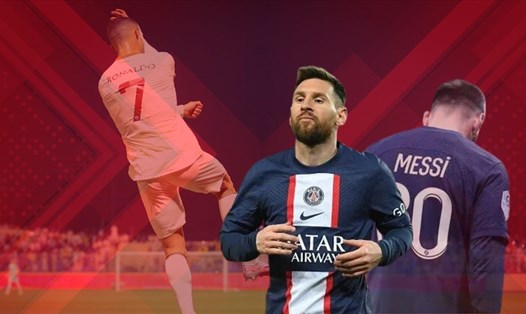 Lionel Messi có chọn đến Saudi Arabia để chuyển cuộc ganh đua với Cristiano Ronaldo sang "giai đoạn 2"? Đồ họa: Lê Vinh