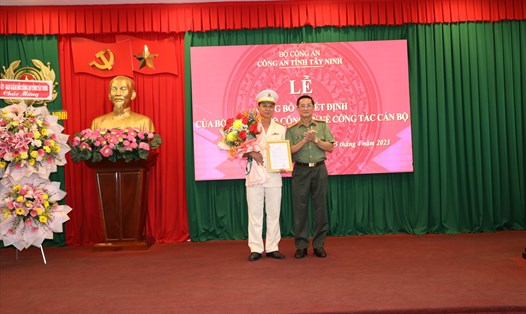 Đại tá Hồ Thành Hiên - tân Phó Giám đốc Công an tỉnh Tây Ninh. Ảnh: Hà Thủy