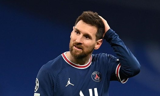 Messi đang trải qua những ngày tháng u ám tại PSG.  Ảnh: AFP