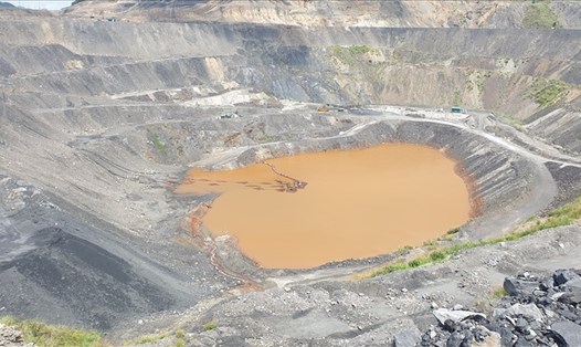 Mỏ than lộ thiên của Công ty Than Núi Béo dừng khai thác từ năm 2021. Ảnh: Báo Lao Động