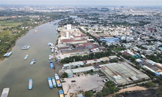 Đồng Nai di dời trung tâm hành chính - chính trị tỉnh về Khu công nghiệp Biên Hoà 1, nằm sát sông Đồng Nai. Ảnh: Hà Anh Chiến