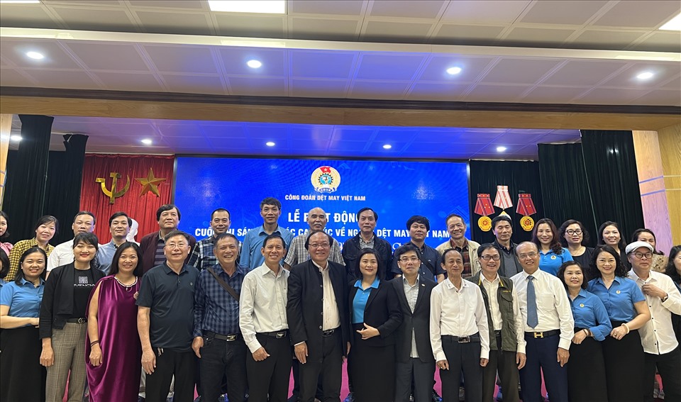 Lễ phát động sáng tác ca khúc chủ đề “Giai điệu tự hào Dệt May Việt Nam”. Ảnh: Kiều Vũ