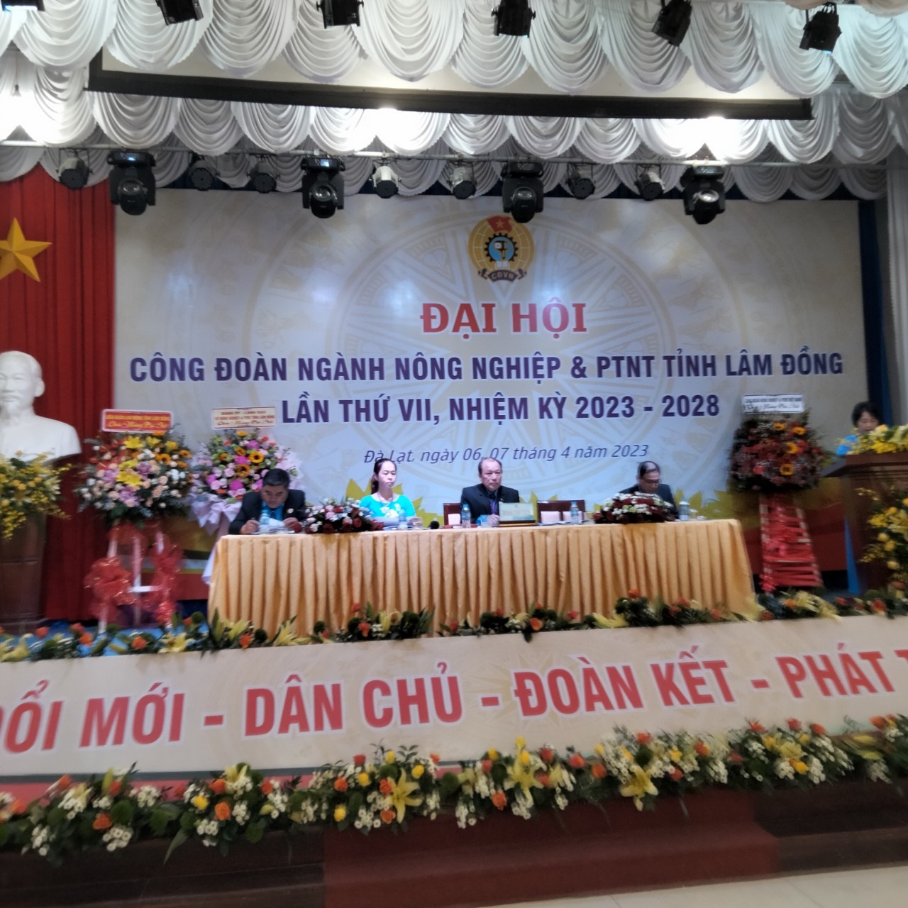 Đại hội Công đoàn ngành NN&PTNT tỉnh Lâm Đồng lần thứ VII, nhiệm kỳ 2023 – 2028 . Ảnh: ĐỨC THIỆM