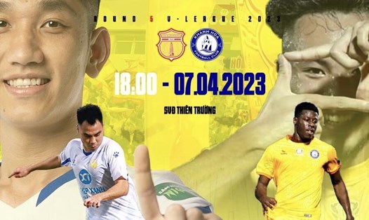Câu lạc bộ Nam Định tiếp đón Khánh Hoà tại vòng 5 V.League 2023. Ảnh: Nam Định FC