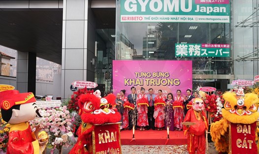 Siêu thị Ribeto Gyomu Japan chính thức khai trương tại 62A Cách Mạng Tháng Tám, phường 6, quận 3, TP Hồ Chí Minh. Ảnh: Siêu thị.