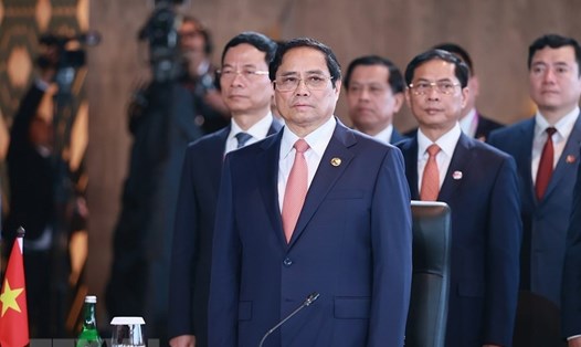 Thủ tướng Phạm Minh Chính dự khai mạc Hội nghị Cấp cao ASEAN lần thứ 42, sáng 10.5.2023, tại Indonesia. Ảnh: TTXVN