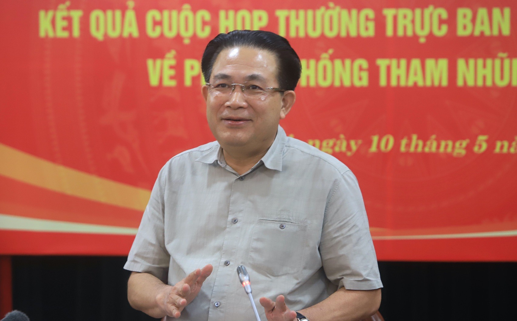 Ông Nguyễn Văn Yên - Phó Trưởng Ban Nội chính Trung ương. Ảnh: Trần Vương