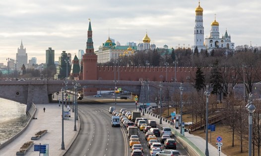 Điện Kremlin ở thủ đô Mátxcơva, Nga. Ảnh: Xinhua