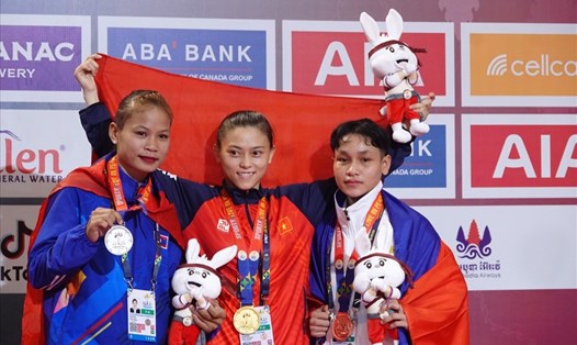Đoàn thể thao Việt Nam đã có 50 huy chương vàng tại SEA Games 32. Ảnh: Nguyễn Đăng.