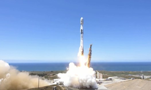 SpaceX đã phóng tên lửa Falcon 9 28 lần trong năm 2023, nâng tổng số lần phóng tên lửa của công ty lên 30. Ảnh: SpaceX