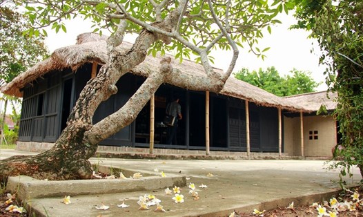 Ngôi nhà ở làng Dương Nỗ (TP Huế) - nơi Bác Hồ từng sinh sống. Ảnh: Quảng An