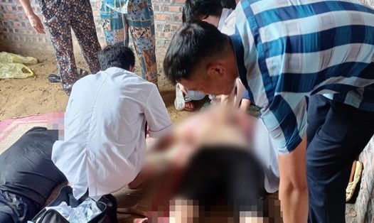 2 nạn nhân bị điện giật tử vong ở Lào Cai. Ảnh: Người dân cung cấp