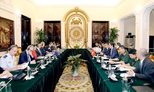 Đối thoại chiến lược cấp Thứ trưởng Ngoại giao - Quốc phòng lần thứ 8 giữa Việt Nam và Australia diễn ra ngày 11.5. Ảnh: Bộ Ngoại giao