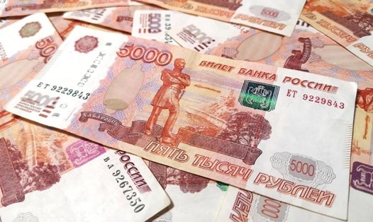 Thâm hụt ngân sách của Nga tăng lên 3,42 nghìn tỉ rúp (45 tỉ USD) trong 4 tháng đầu năm 2023. Ảnh: Xinhua