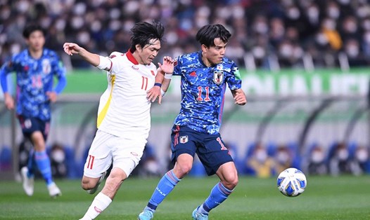 Tuyển Việt Nam sẽ gặp đối thủ quen thuộc tuyển Nhật Bản tại vòng bảng Asian Cup 2023. Ảnh: VFF