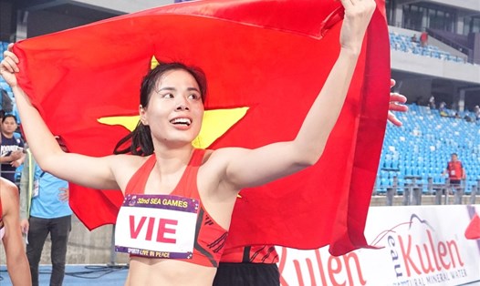 Nguyễn Thị Huyền đã làm rạng danh điền kinh Việt Nam, khi giành huy chương vàng tại 5 kỳ Đại hội liên tiếp. Ảnh: Nguyễn Đăng