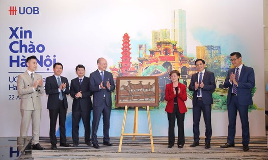 Khai trương chính thức chi nhánh Ngân hàng UOB Việt Nam tại Hà Nội, ngày 22.8.2019. Ảnh: UOB