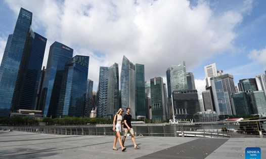 Singapore ghi nhận nhiệt độ cao nhất trong 40 năm qua là 37 độ C vào chiều 13.5. Ảnh: Xinhua